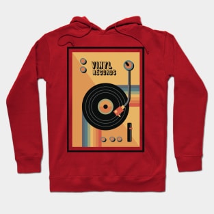 Vinyl Record Player Hoodie